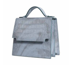 The Venetian Square - Brushed design in pastel blue