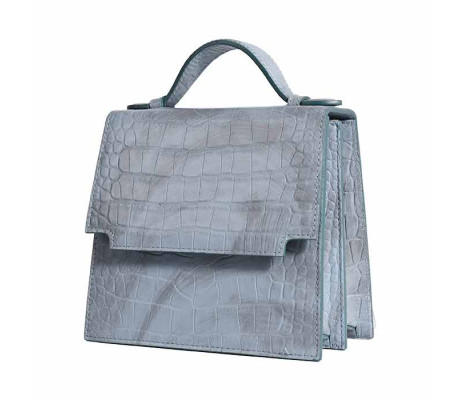 The Venetian Square - Brushed design in pastel blue