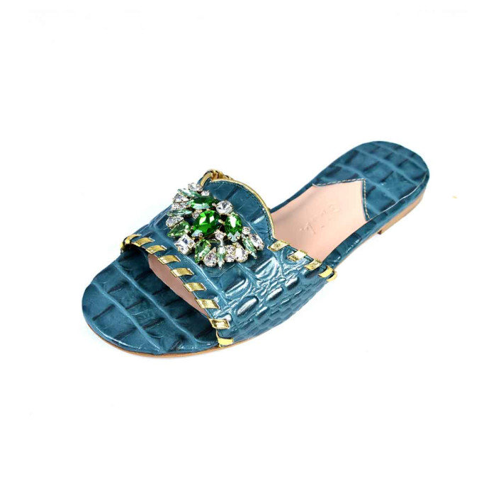 Victorian Flats Teal